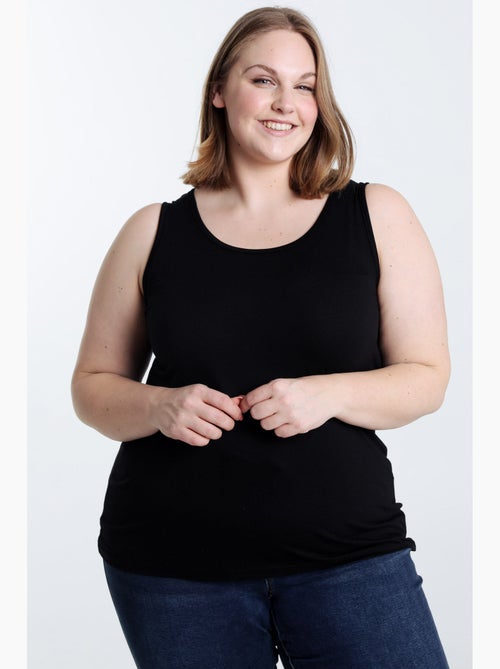 Débardeur uni en viscose PAPRIKA - Kiabi