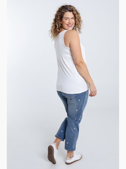 Débardeur uni en viscose PAPRIKA - Kiabi