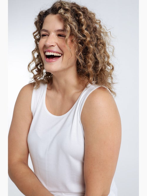 Débardeur uni en viscose PAPRIKA - Kiabi