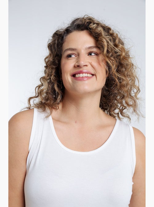 Débardeur uni en viscose PAPRIKA - Kiabi