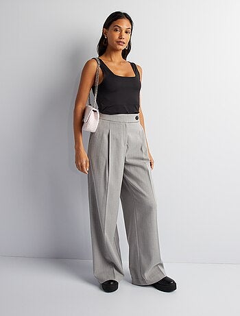 Débardeur uni pour femme à larges bretelles