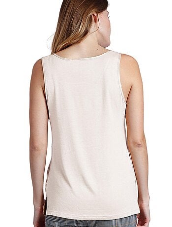 Débardeur uni Satin Lace