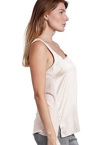 Débardeur uni Satin Lace