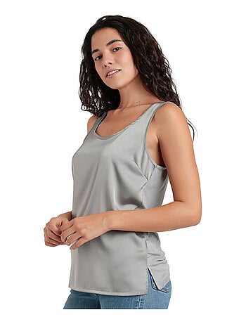 Débardeur uni Satin Lace