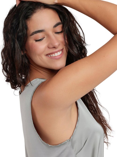 Débardeur uni Satin Lace - Kiabi