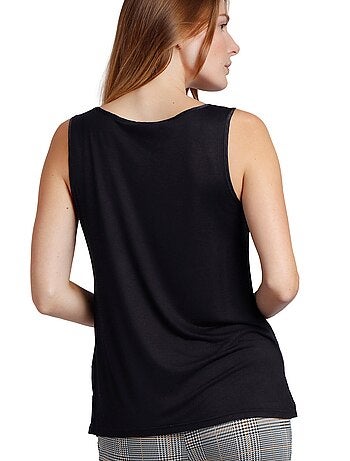 Débardeur uni Satin Lace