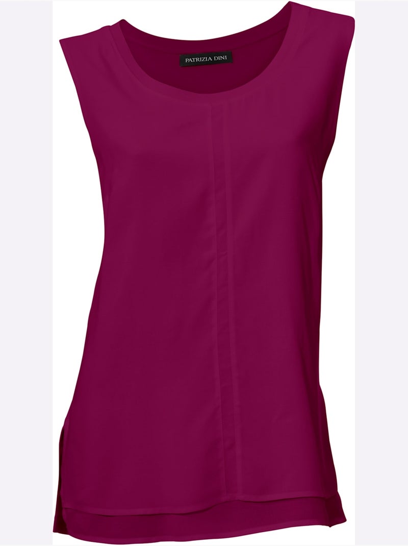 Débardeur Viscose - Taille Standard - Helline Violet - Kiabi