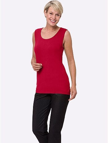 Débardeur Viscose Douce Et Fluide - Taille Standard - Moda Vilona