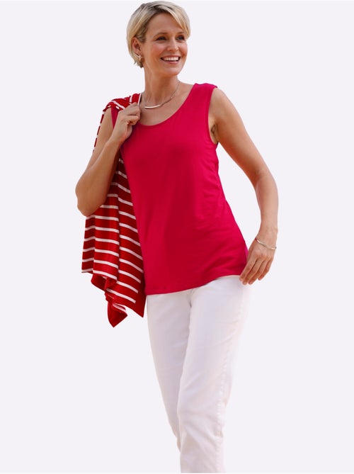 Débardeur Viscose Douce Et Fluide - Taille Standard - Moda Vilona - Kiabi Débardeur Viscose Douce Et Fluide - Taille Standard - Moda Vilona - Kiabi