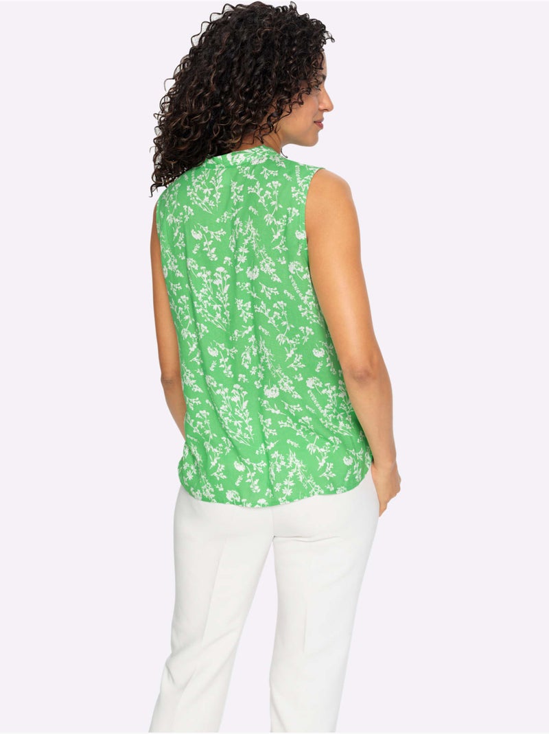 Débardeur Viscose (ecovero) - Taille Standard - Witt Vert - Kiabi