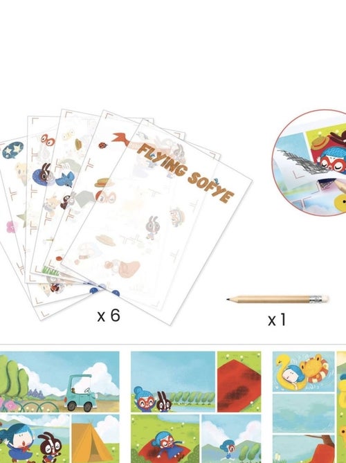 Décalcomanies BD à créer Flying Sofye - Kiabi