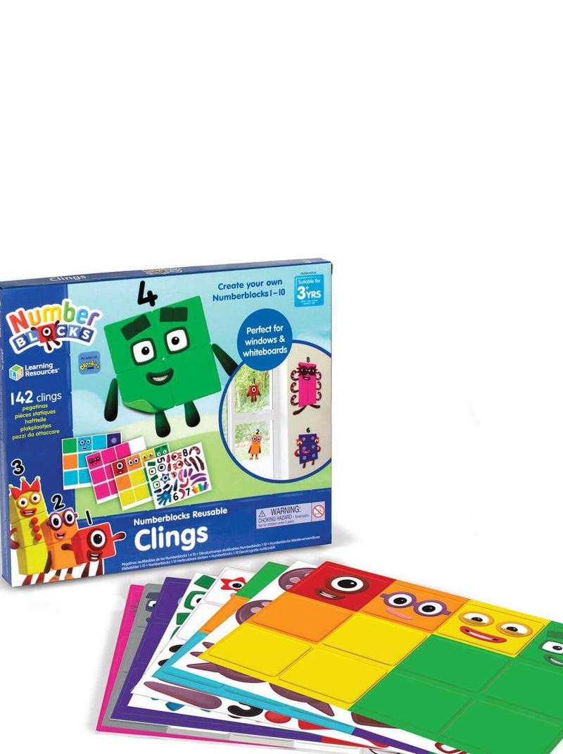 Décalcomanies Numberblocks réutilisables N/A - Kiabi