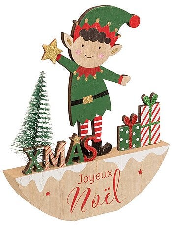 Deco bois lutin h17