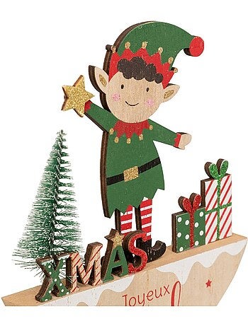 Deco bois lutin h17