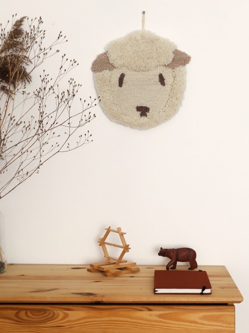 Déco murale chambre enfant petit mouton Lolho Multicolore - Kiabi