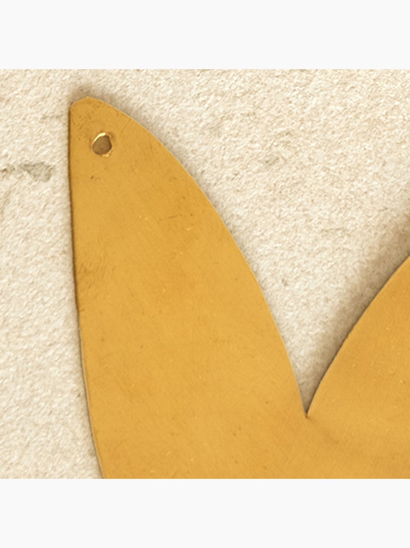 Déco murale colibri en laiton Doré/or - Kiabi