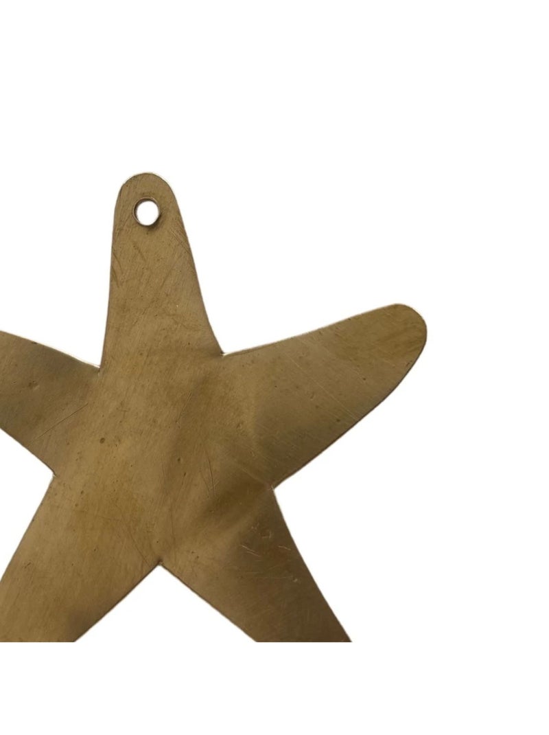 Déco murale étoile de mer en laiton Doré/or - Kiabi