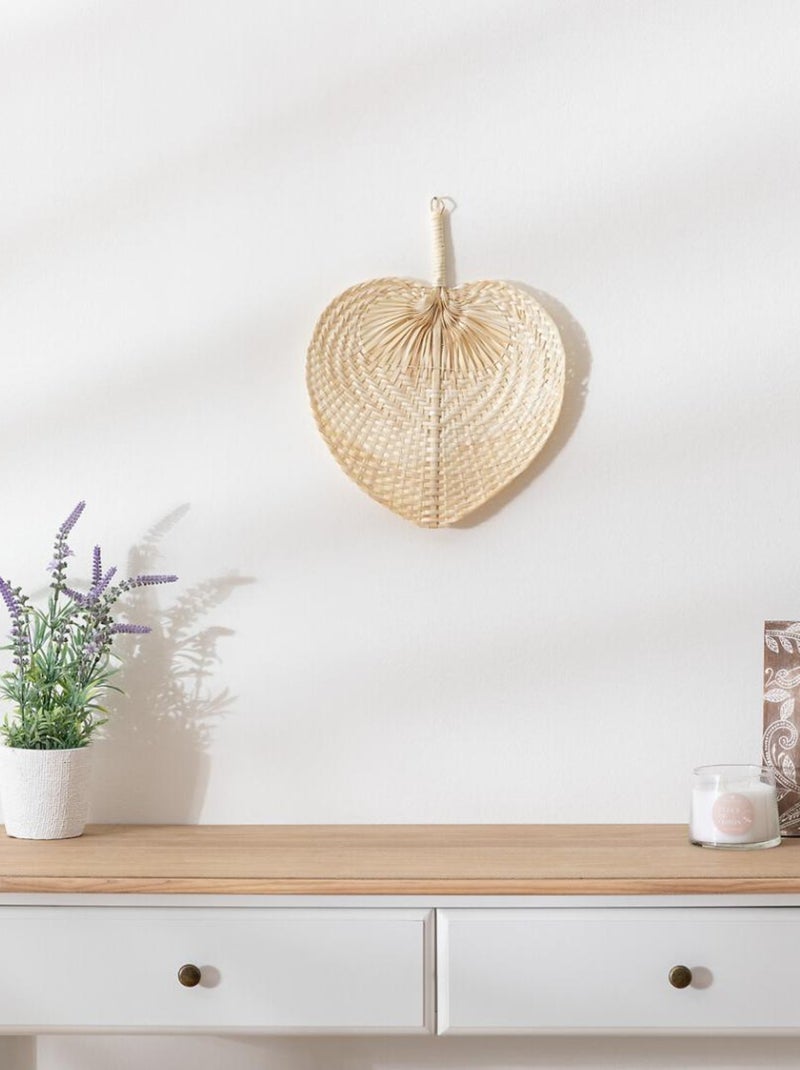 Déco murale éventail Balinais Beige - Kiabi