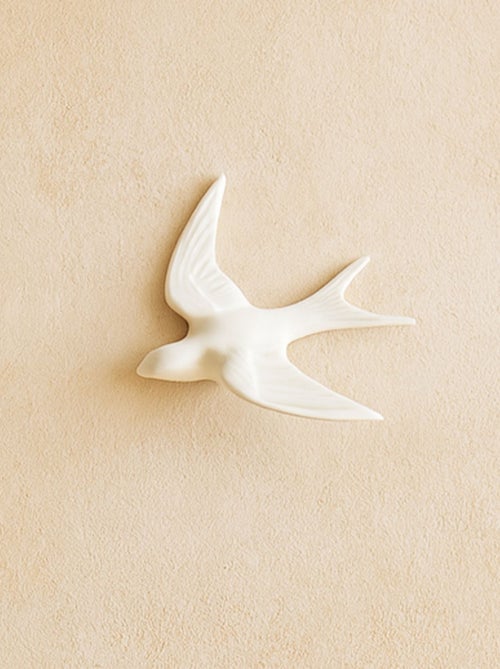 Déco murale hirondelle en Résine - Kiabi