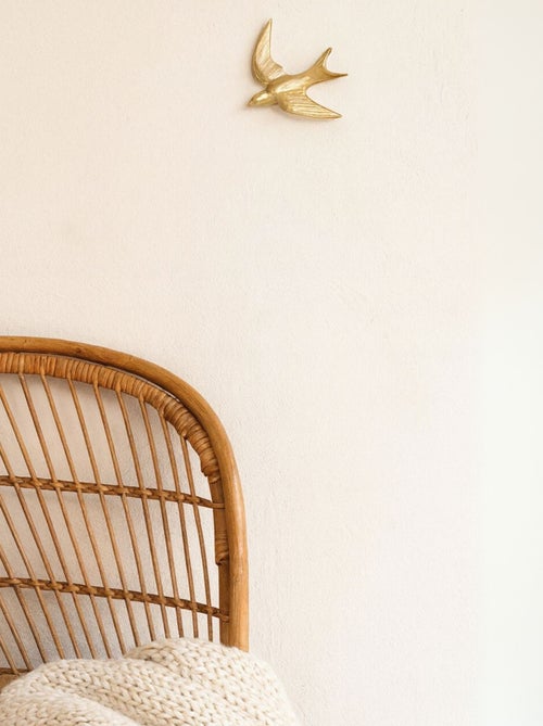 Déco murale hirondelle en Résine - Kiabi