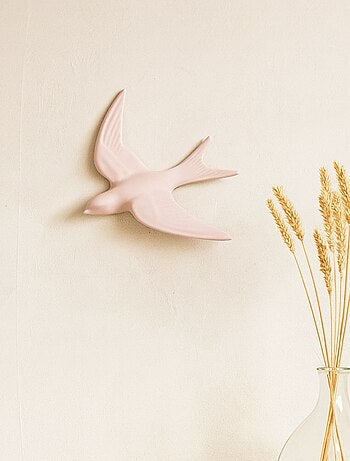 Déco murale hirondelle en Résine