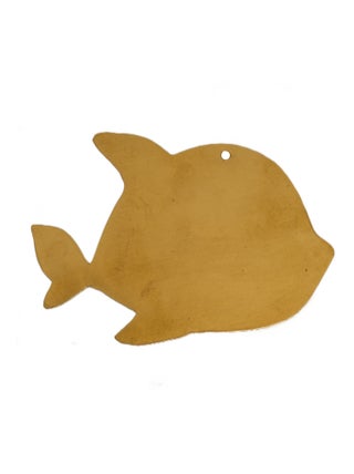 Déco murale poisson en laiton