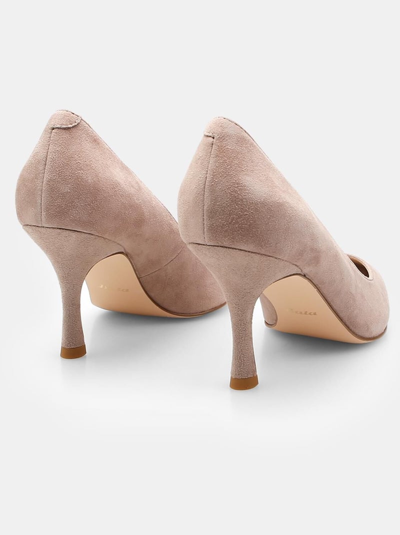 Decollete confortables  en daim BATA Beige - Kiabi