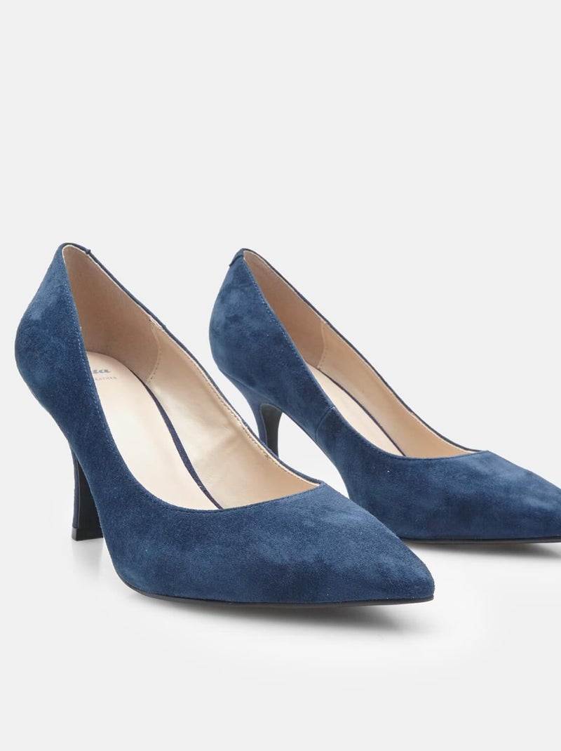 Decollete confortables  en daim BATA Bleu - Kiabi