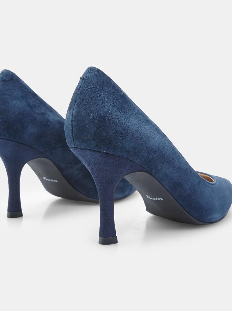 Decollete confortables  en daim BATA Bleu - Kiabi