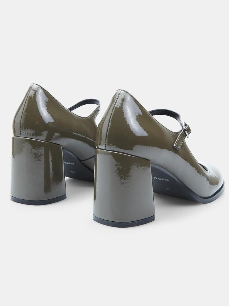 Decollete Mary Jane  BATA Vert - Kiabi