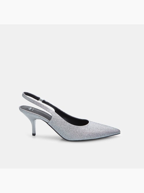 Décolleté slingback avec talon et bout pointu Bata - Kiabi