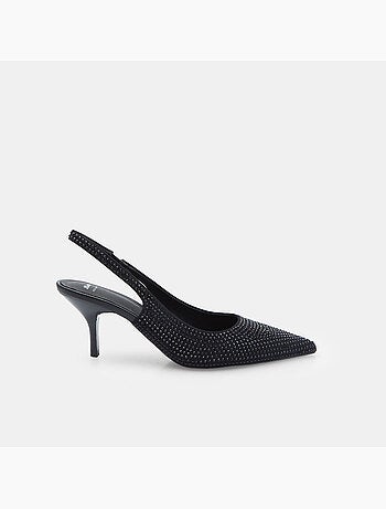 Décolleté slingback avec talon et bout pointu Bata