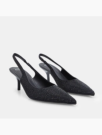 Décolleté slingback avec talon et bout pointu Bata