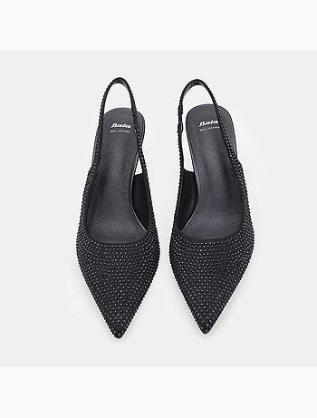 Décolleté slingback avec talon et bout pointu Bata