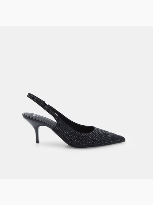 Décolleté slingback avec talon et bout pointu Bata - Kiabi Décolleté slingback avec talon et bout pointu Bata - Kiabi