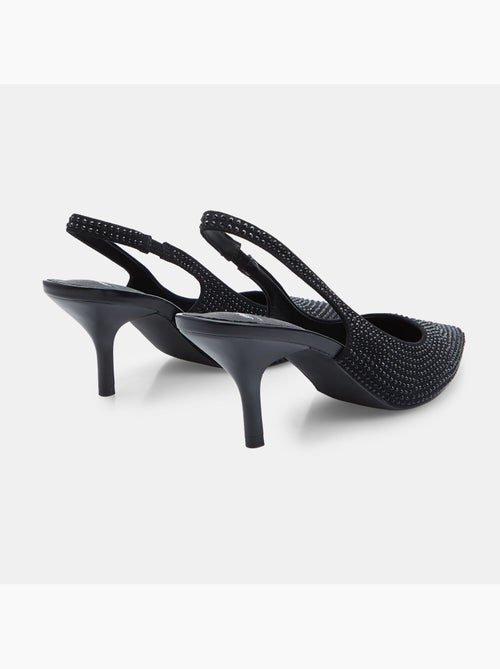 Décolleté slingback avec talon et bout pointu Bata - Kiabi Décolleté slingback avec talon et bout pointu Bata - Kiabi