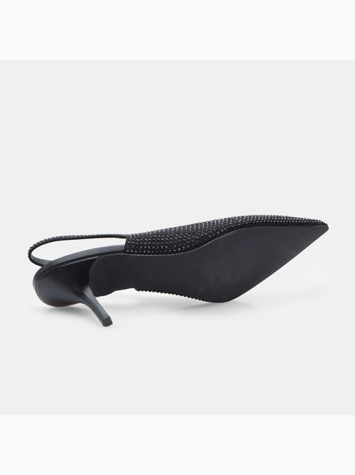 Décolleté slingback avec talon et bout pointu Bata - Kiabi Décolleté slingback avec talon et bout pointu Bata - Kiabi