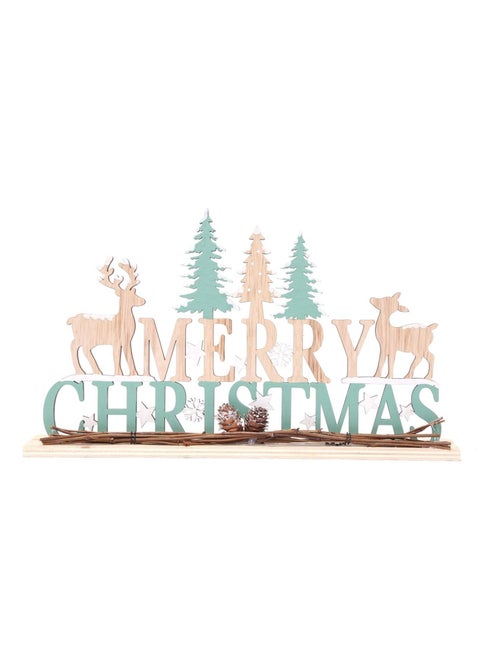 Décoration à poser de Noël en bois Xmas Deco - Kiabi