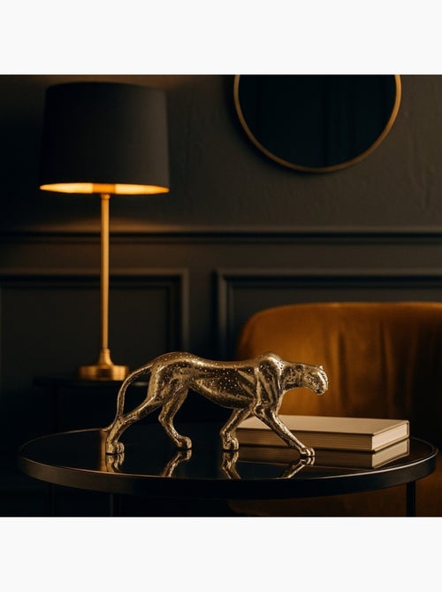Décoration à poser panthère dorée 26cm - Kiabi