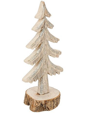 Décoration bois sapin sur bûche