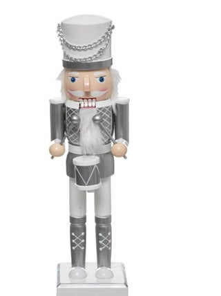 Décoration Casse Noisette argent 38 cm