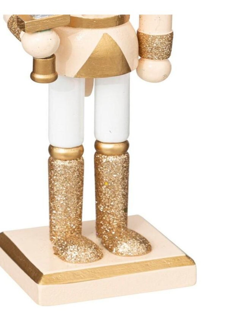 Décoration Casse Noisette pin beige 25 cm Beige - Kiabi