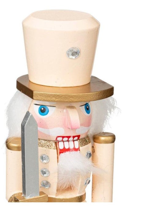 Décoration Casse Noisette pin beige 25 cm - Kiabi