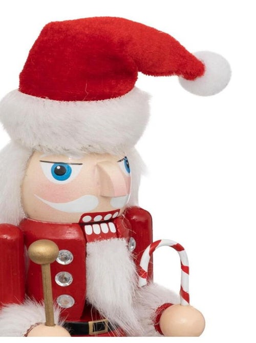 Décoration Casse Noisette pin rouge 25 cm - Kiabi