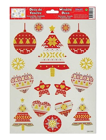 Décoration de fenêtre électrostatique - Pulls de - Global Gift