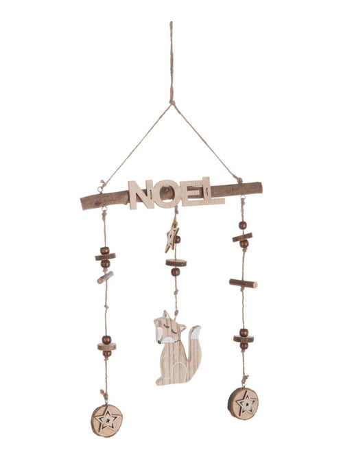 Décoration de Noël à suspendre en bois - Kiabi Décoration de Noël à suspendre en bois - Kiabi