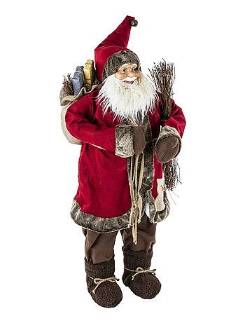Décoration de Noël d'intérieur Père Noël traditionnel