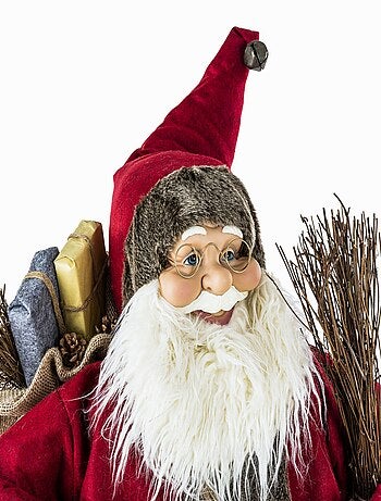 Décoration de Noël d'intérieur Père Noël traditionnel