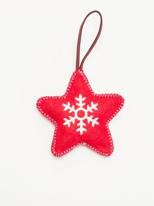 Décoration de Noël en feutrine - Kiabi