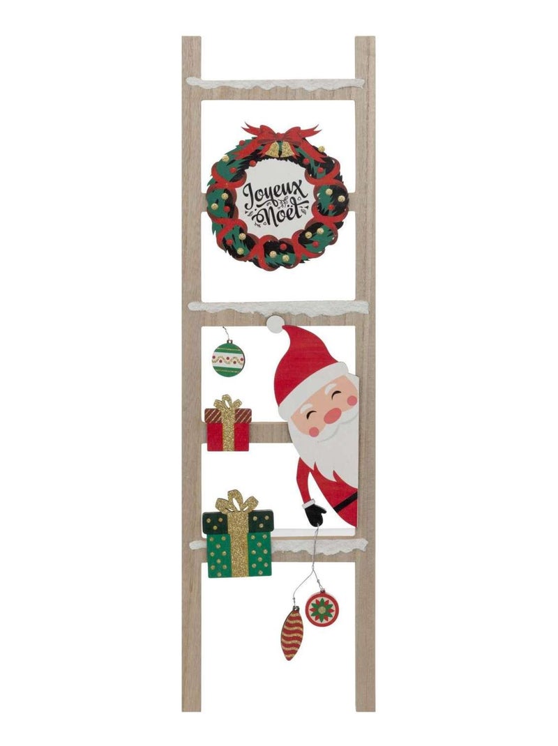 Décoration de Noël pancarte échelle Multicolore - Kiabi